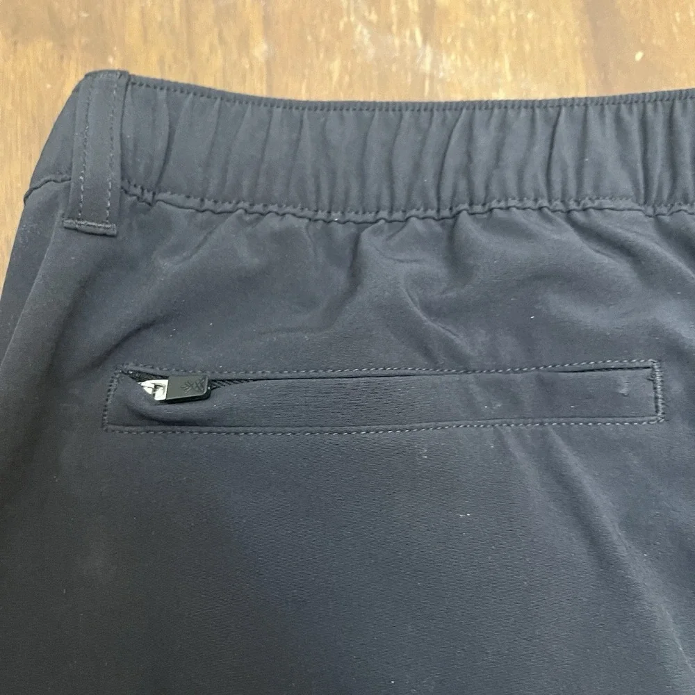 Chubbies Drawstring Shorts Mens 2XL Black Chino Polyester Spandex 8 Inseam